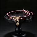 Butterfly Bell Choker Necklace – front view | Blackyyds
