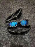 Eternal Night Ice Y2K Streetwear Handmade Resin Drip Sunglasses Gothic Cyberpunk Statement | Blackyyds
