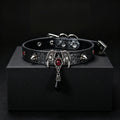 Gothic Studded Bat Wing Choker Necklace – front view | Blackyyds