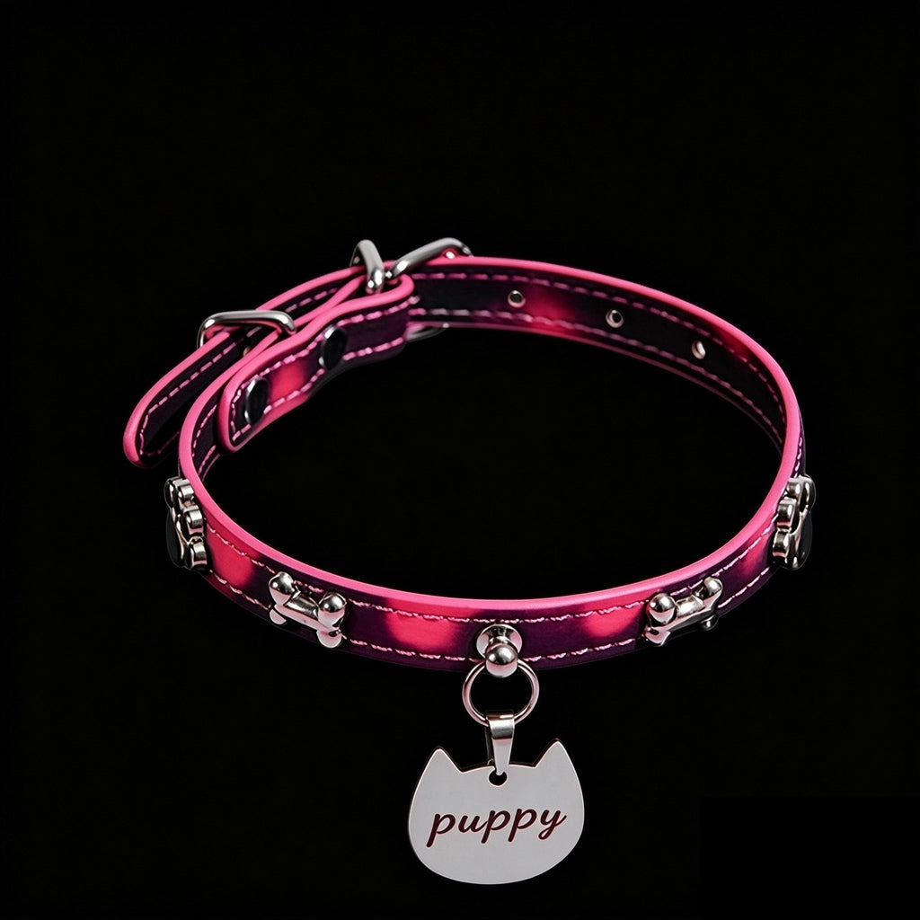 color-changing bell choker close-up of color-changing | Blackyyds