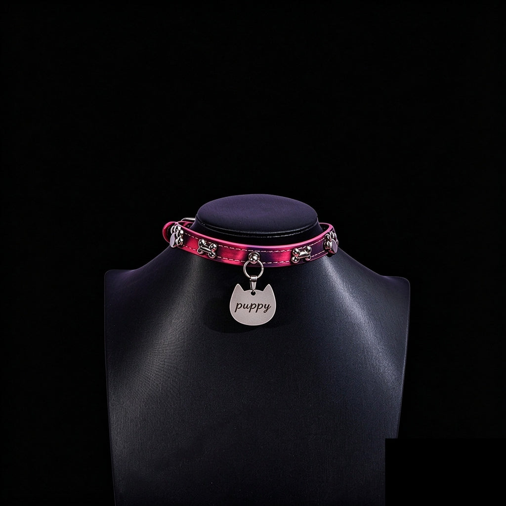 thermochromic choker flat lay | Blackyyds