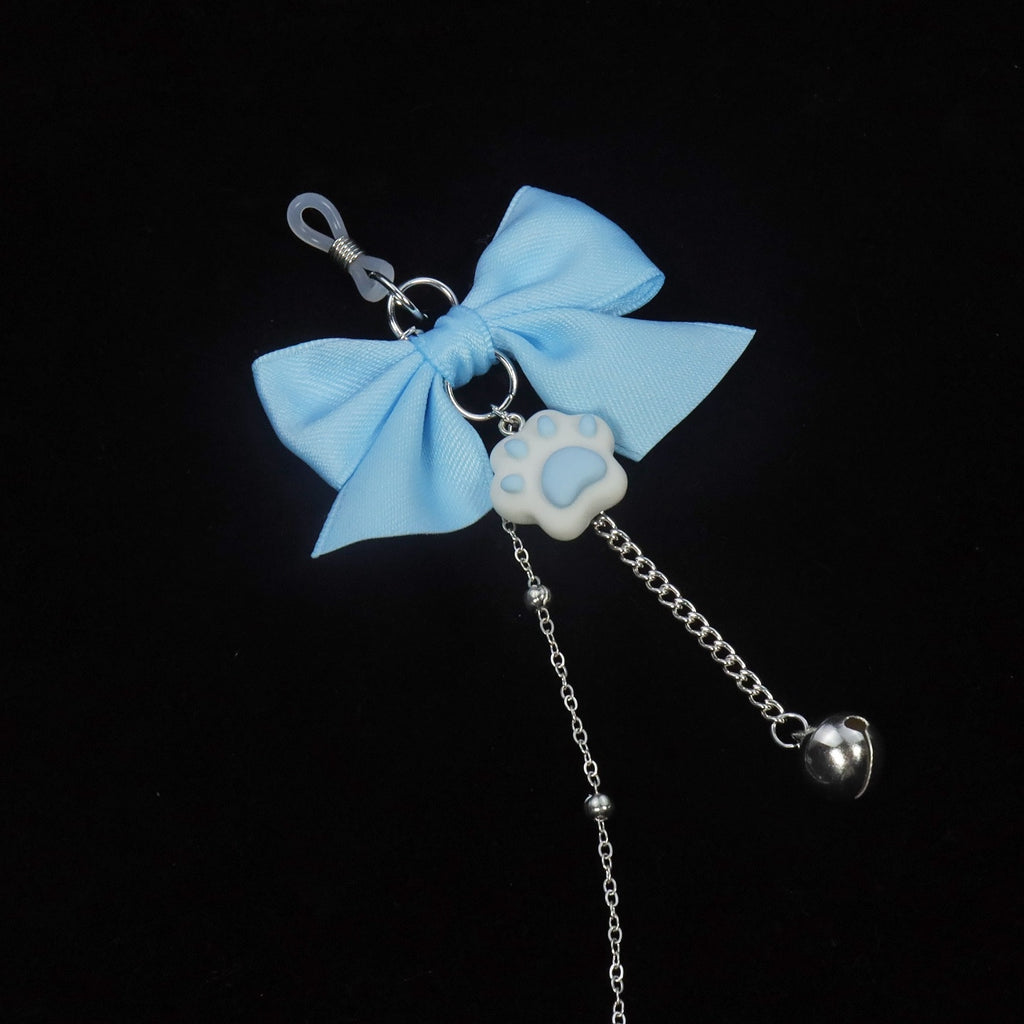 Gothic Bow Cat Paw Bell Pendant - Multi-Color product view 5 | Blackyyds