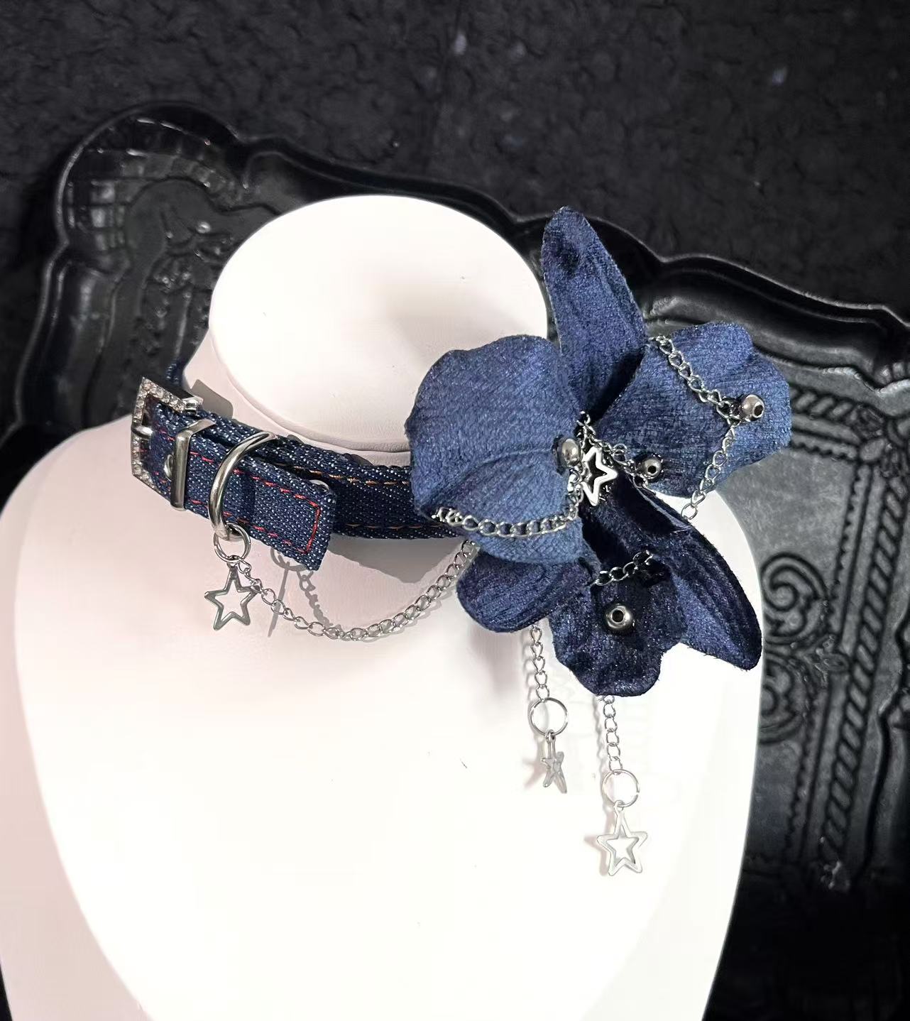 Authentic Butterfly Specimen Necklace - Dark Gothic Handcrafted Jewelry Butterfly Choker Necklace