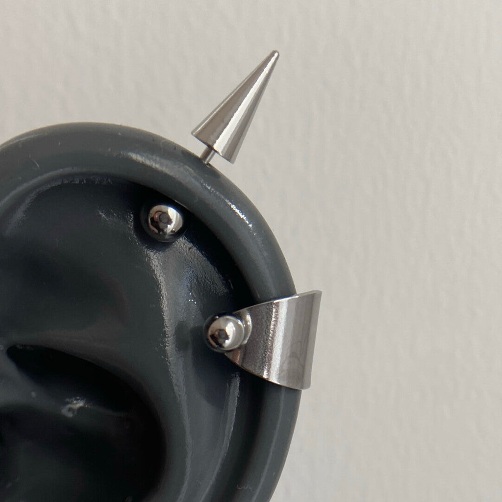 Titanium U-Shaped Cartilage Hoop Earring · 1.2mm Bar · Single Piece