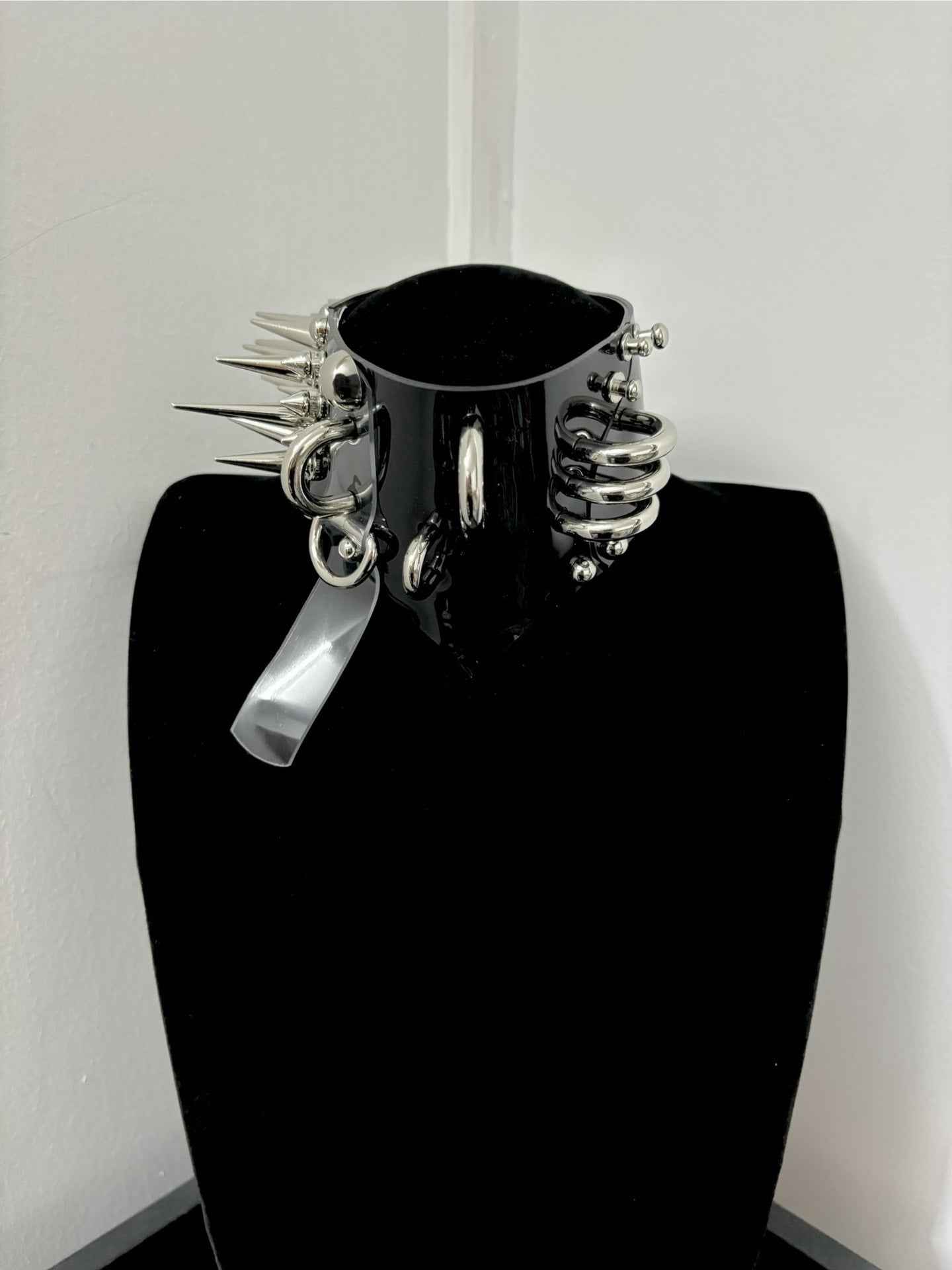 "Altered Flesh" Handmade Gothic Punk Metal Studded Choker | Alt Subculture Statement Necklace