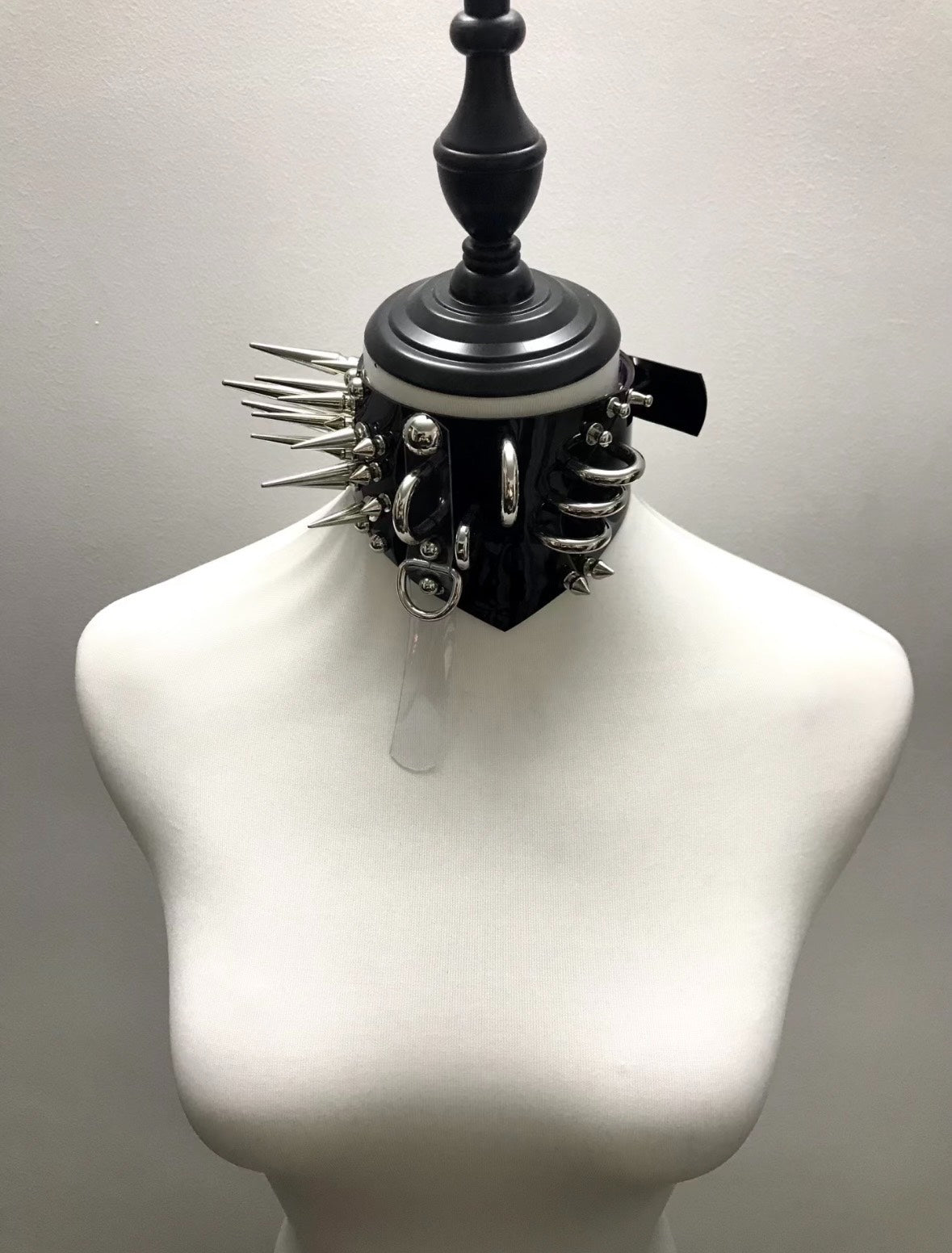 "Altered Flesh" Handmade Gothic Punk Metal Studded Choker | Alt Subculture Statement Necklace
