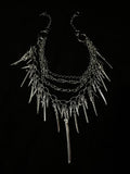 Visual Kei Rock Gothic Punk Subculture Heavy Metal Sword Necklace Choker - Unique Vintage Piece