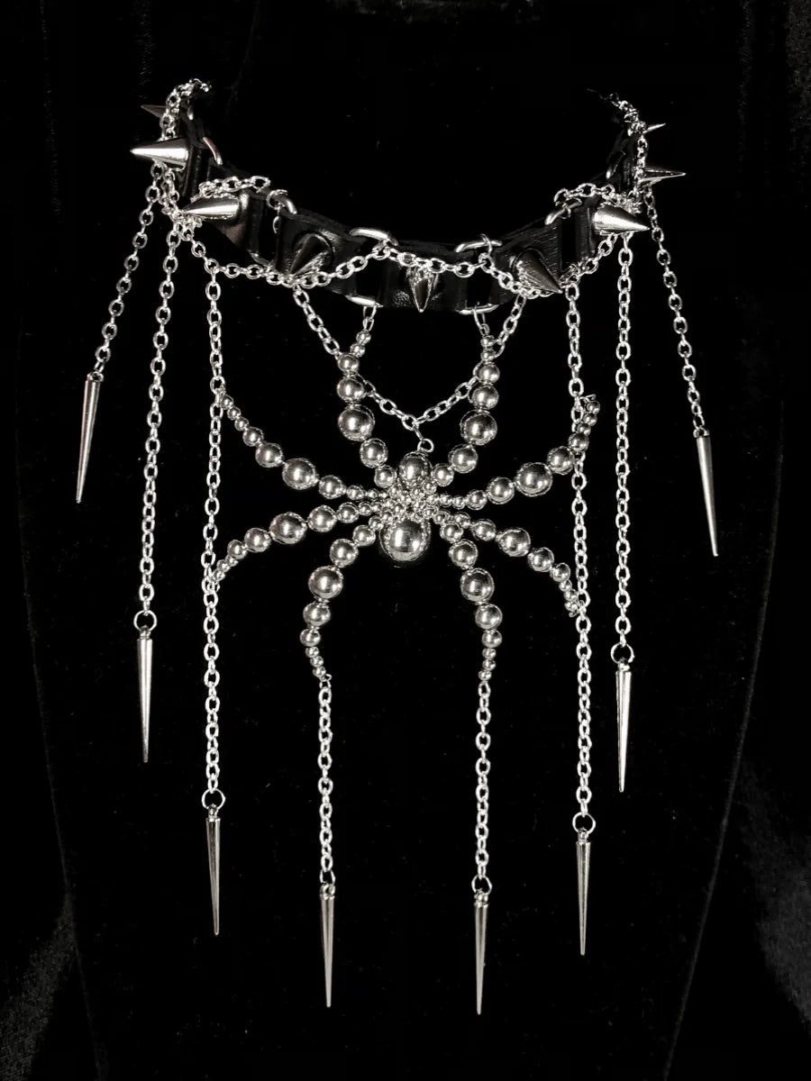 Black Thorn Spirit Necklace Collar Dark Punk Gothic Choker
