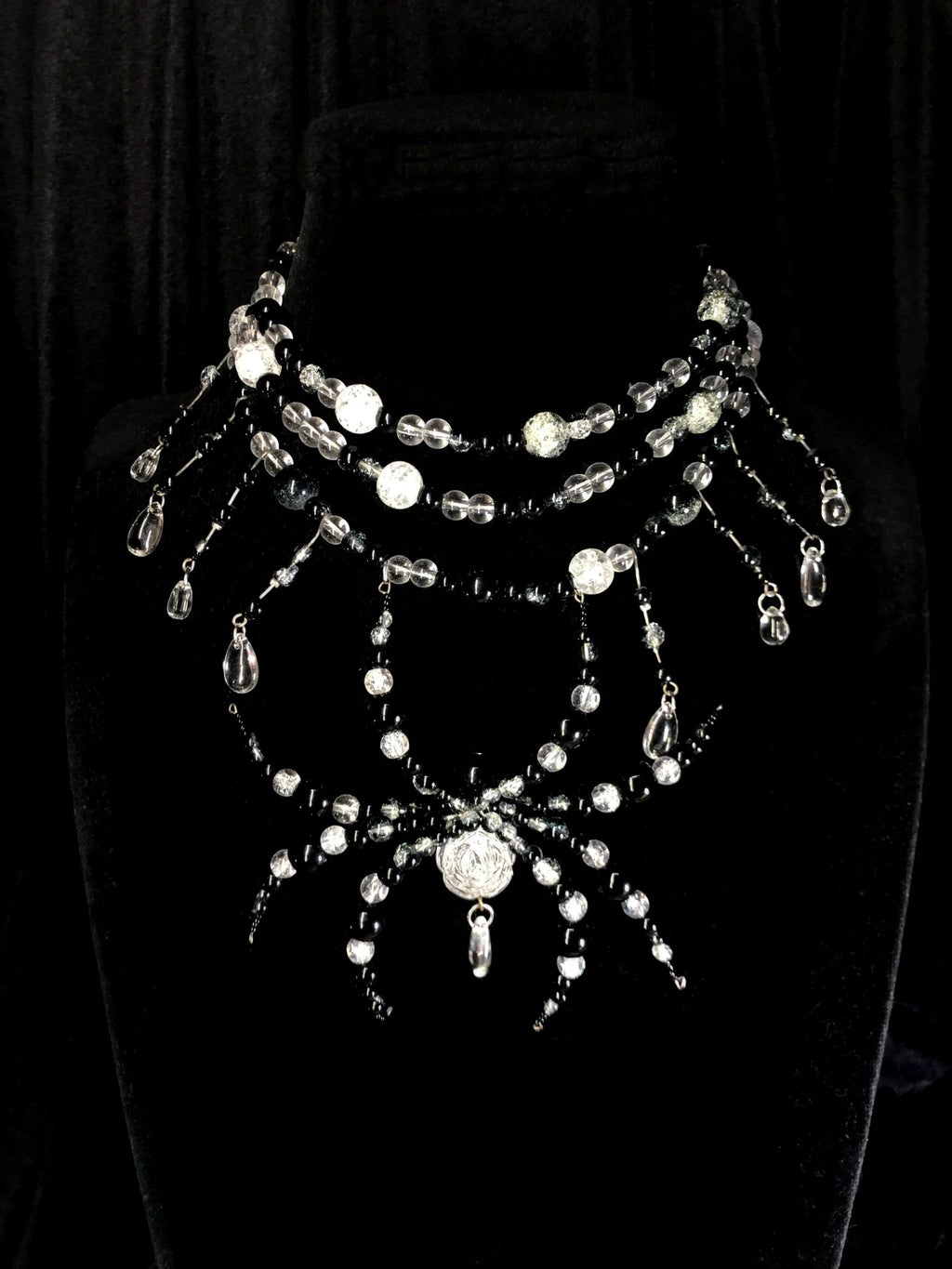Deep Night Spirit Necklace Collar Dark Punk Gothic Choker