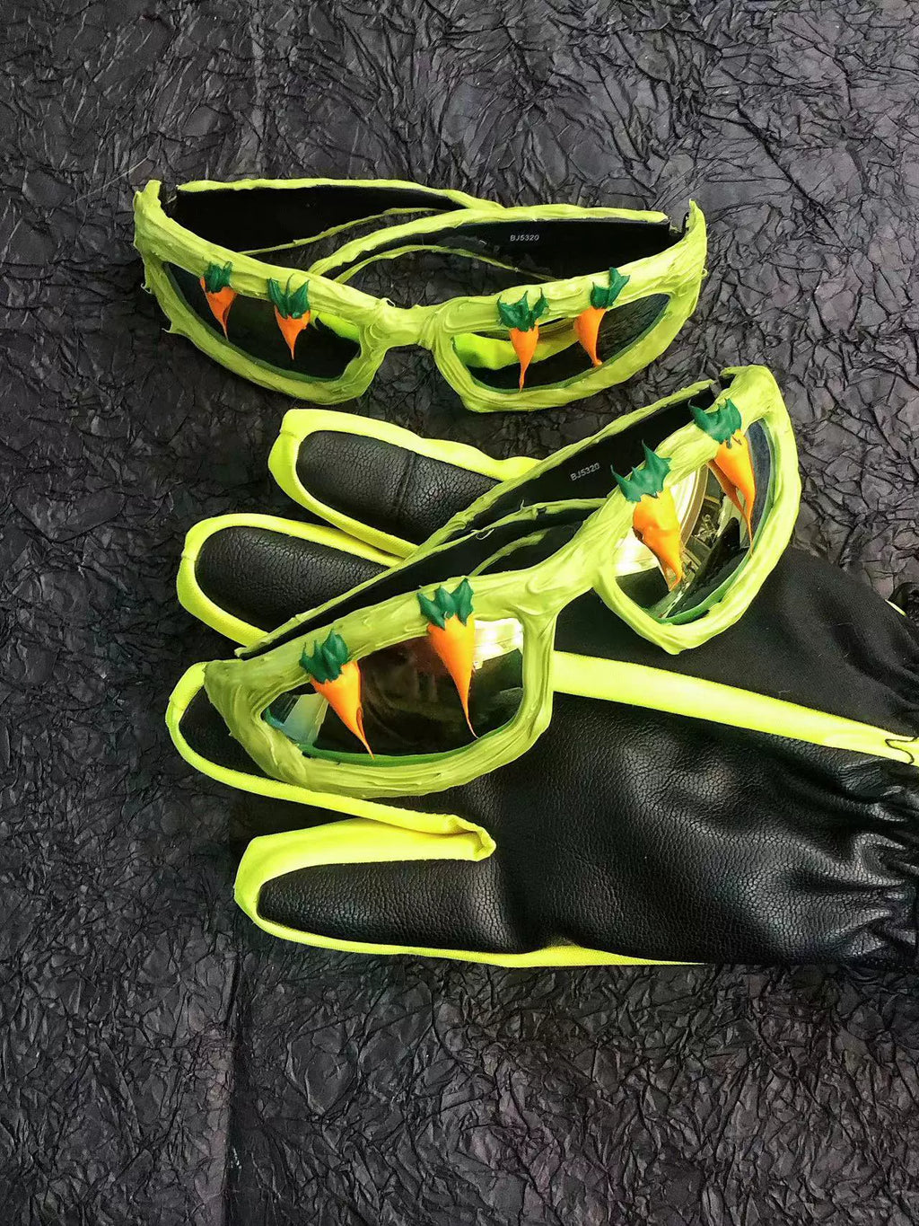 "Pastoral" Y2K Streetwear Handmade Resin Drip Sunglasses Gothic Cyberpunk Statement