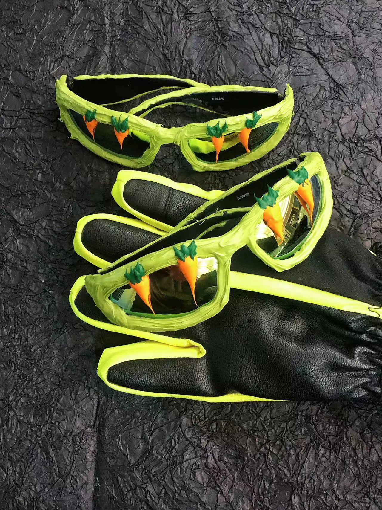 "Pastoral" Y2K Streetwear Handmade Resin Drip Sunglasses Gothic Cyberpunk Statement