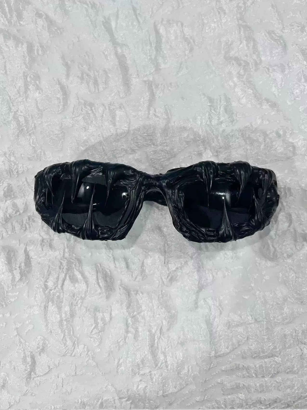 "Venom" Y2K Streetwear Handmade Resin Drip Sunglasses – Gothic Cyberpunk Statement