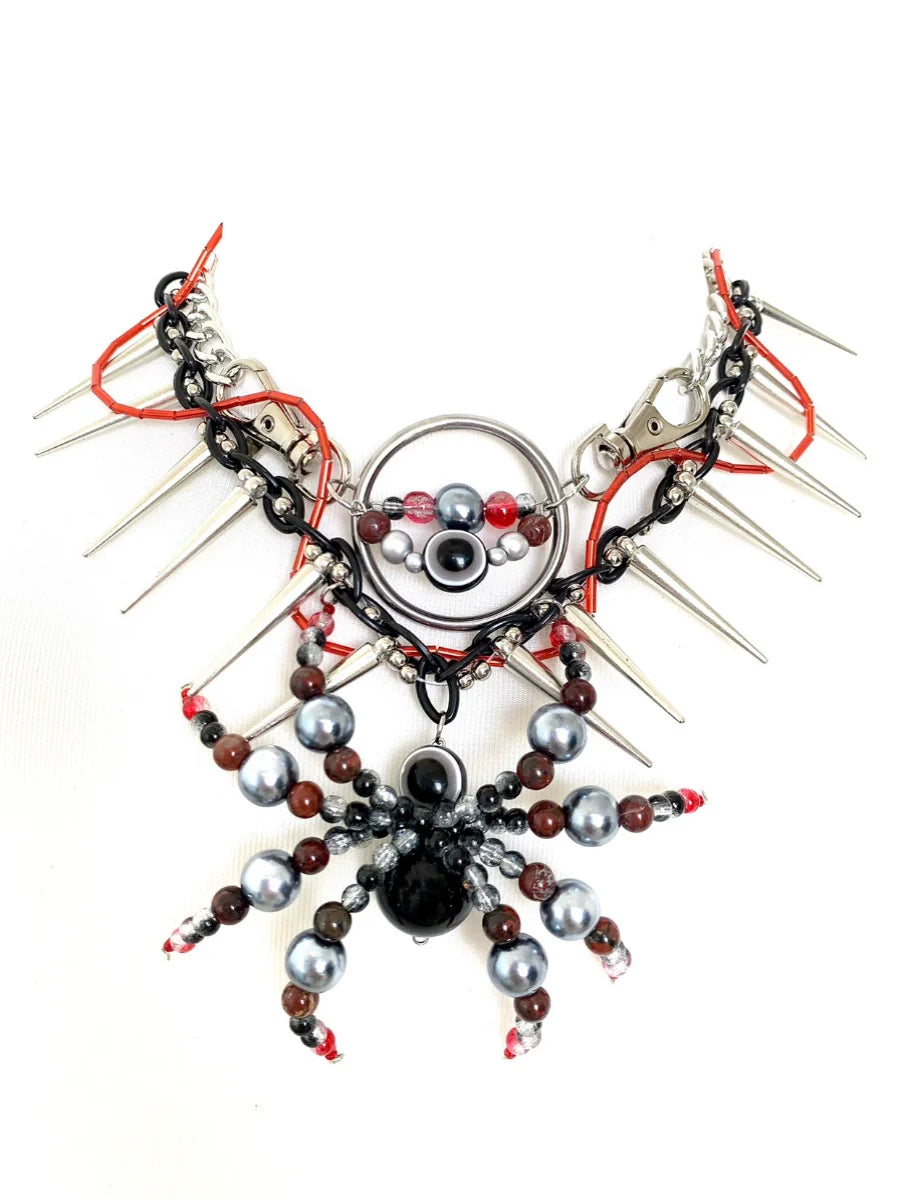 Parasitic Spirit Necklace Collar Dark Punk Gothic Choker