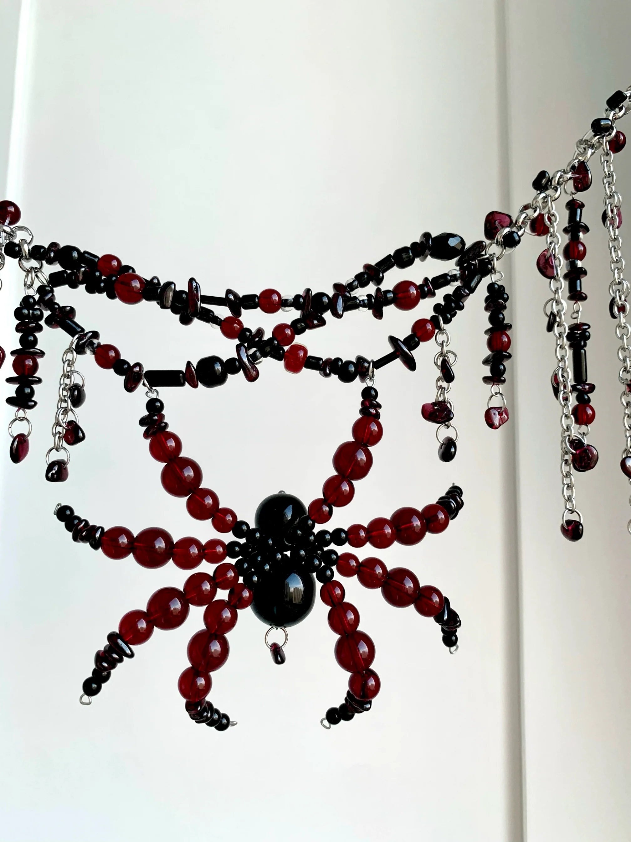 Plasma Spider Necklace Dark Gothic Punk Handmade