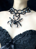 Dark Night Spirit Necklace Collar Dark Punk Gothic Choker