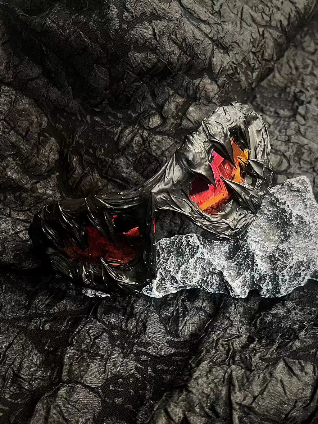 "Prison" Y2K Streetwear Handmade Resin Drip Sunglasses Gothic Cyberpunk Statement