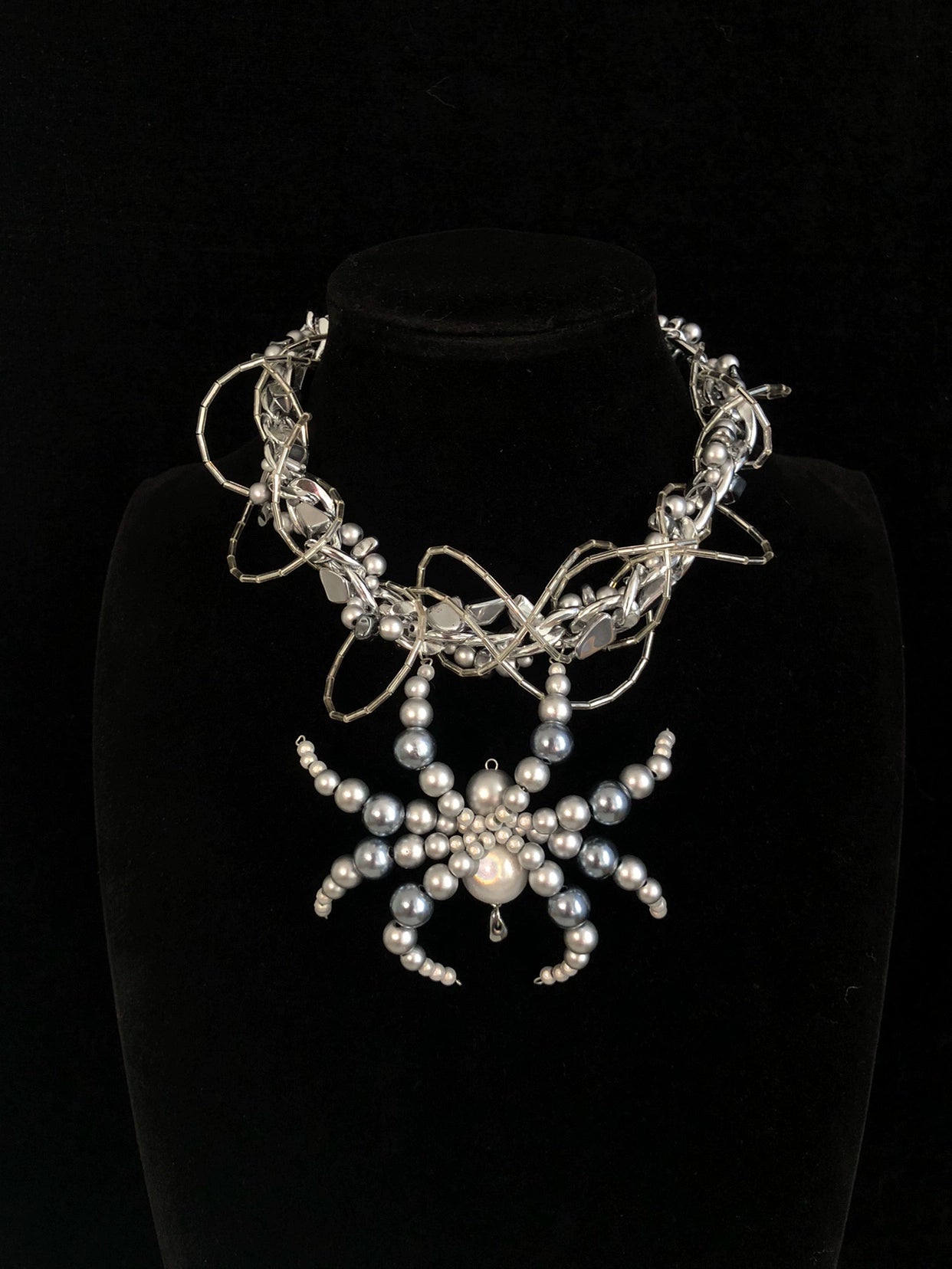 Import Spider Necklace Dark Gothic Punk Handmade