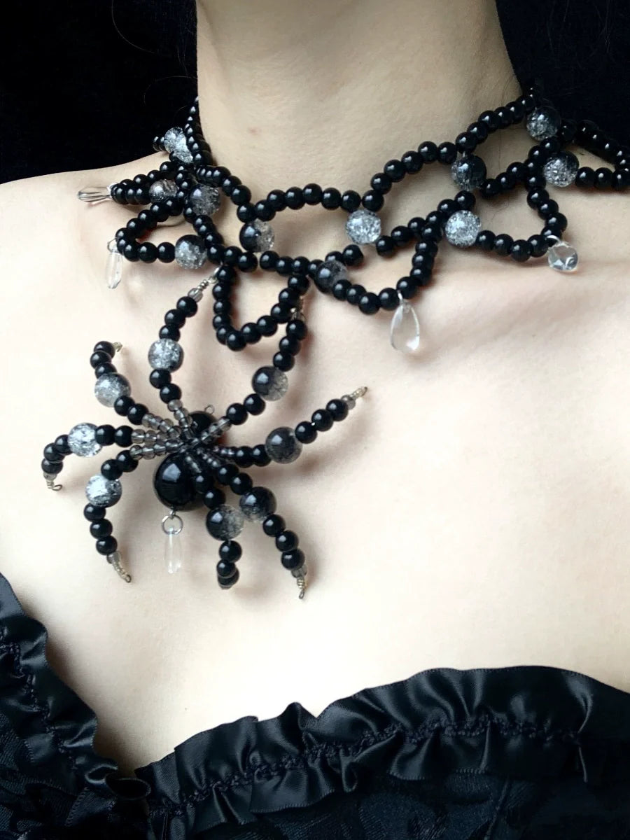 Dark Night Spirit Necklace Collar Dark Punk Gothic Choker
