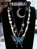 Customize Choker-PINKRAY Moon Butterfly Gothic Choker | Blackyyds