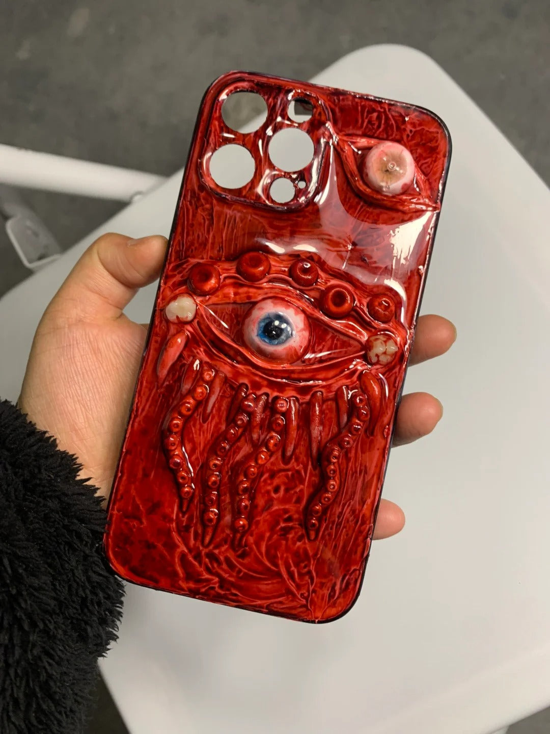 Gothic Punk Rock Y2K Black Style Phone Case