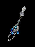 Blue Crystal Pendant Jewel Plug