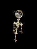 Crystal Cross Pendant Jewel Plug