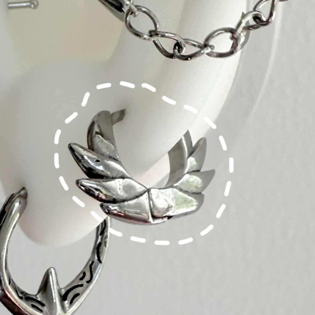 Titanium Steel Studs Ear Cuffs & Hoops