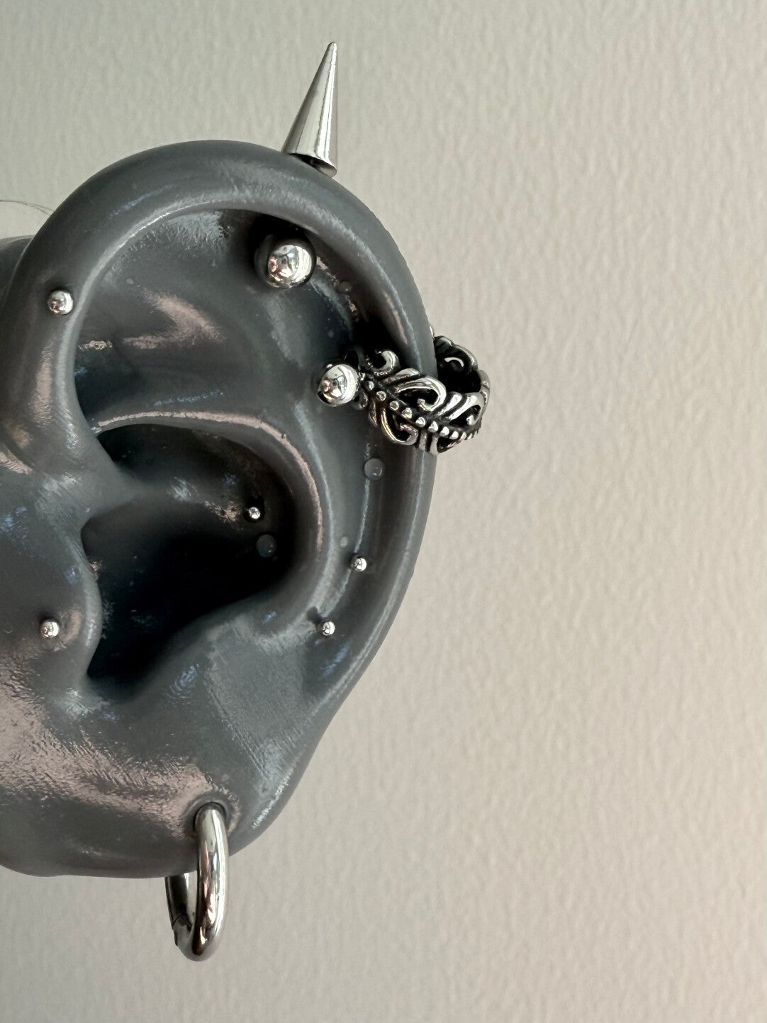 Titanium U-Shaped Cartilage Hoop Earring · 1.2mm Bar · Single Piece