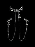 Gothic Bone Butterfly Choker - with Body Chain | Blackyyds