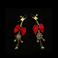 Gothic Bow Bell Pendant - Multi-Color Clip Attachment - gothic necklace | Blackyyds