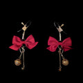 Gothic Bow Bell Pendant - Multi-Color Clip Attachment - gothic necklace | Blackyyds