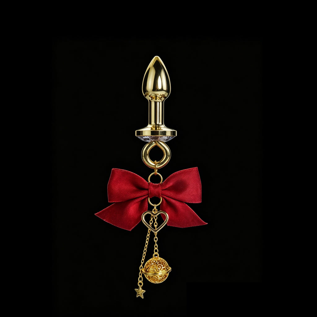 Gothic Bow Bell Pendant - Multi-Color Clip Attachment product view 3 | Blackyyds