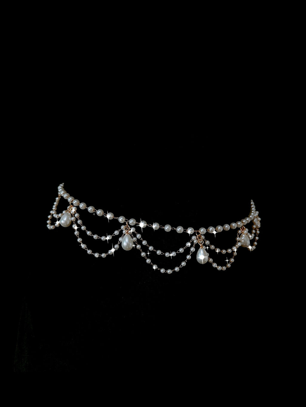 Gothic Butterfly Pendant - Rhinestone with Elastic Body Chain — view 1 alternate view 7 | Blackyyds