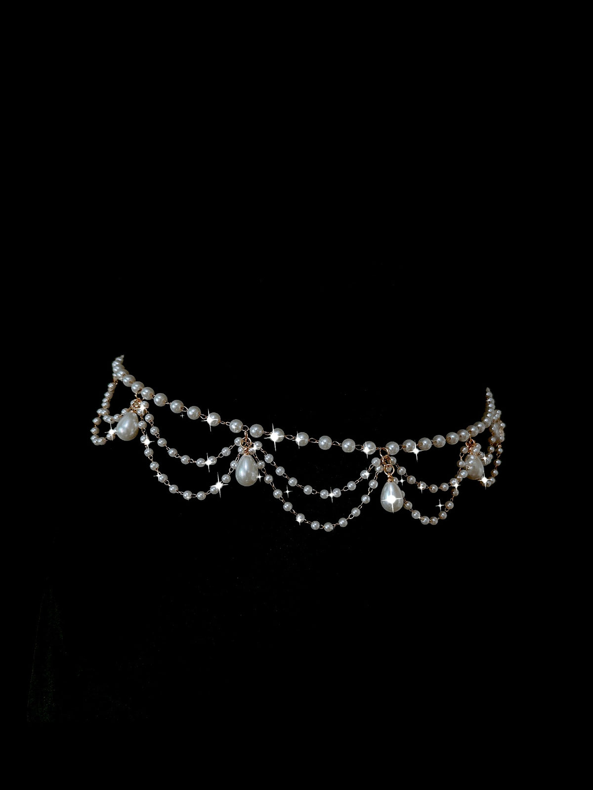 Gothic Butterfly Pendant - Rhinestone with Elastic Body Chain — view 1 alternate view 7 | Blackyyds
