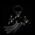 Gothic Cat Ear Bell Choker - Black | Blackyyds
