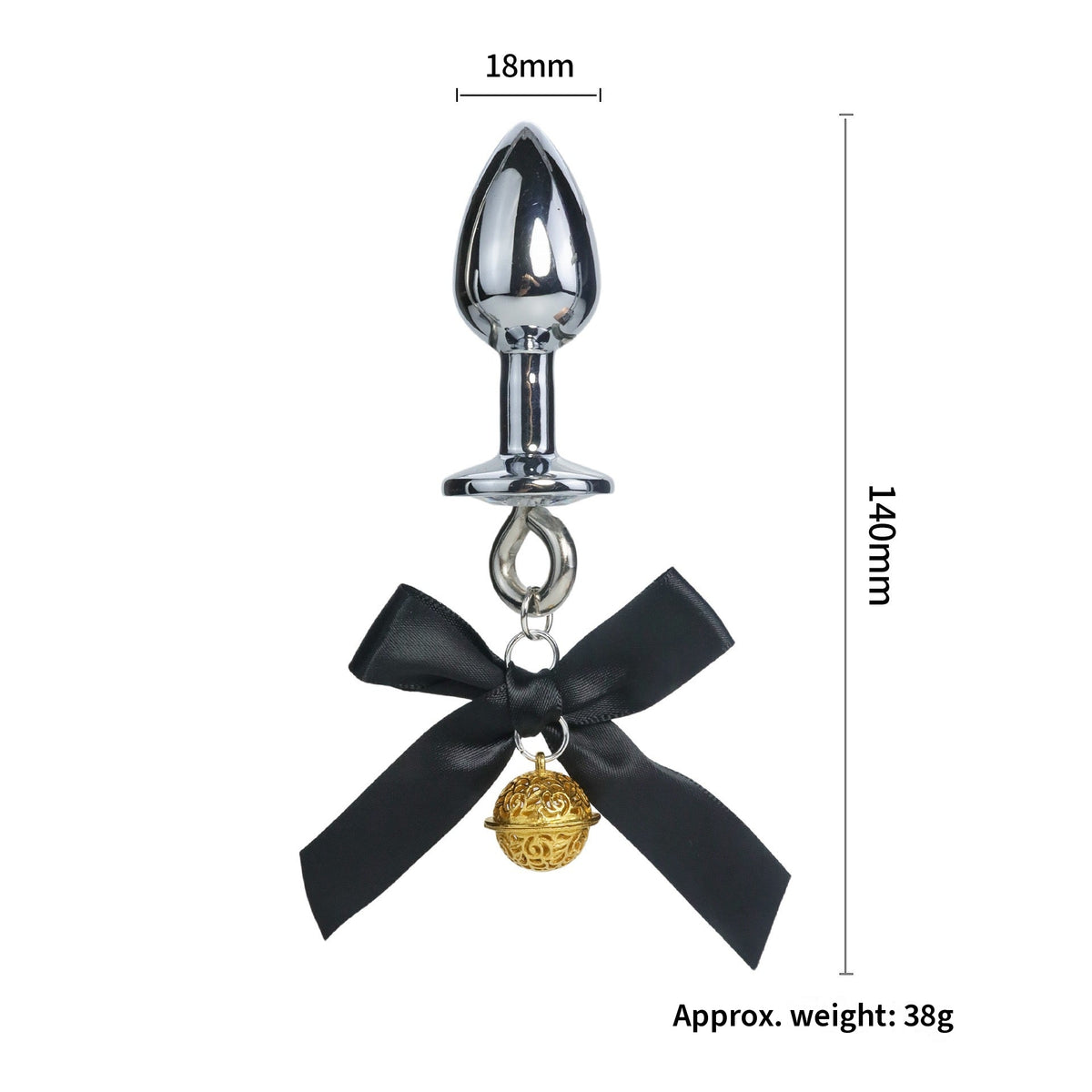 Gothic Cat Ear Bell Choker - Black gothic necklace detail shot | Blackyyds