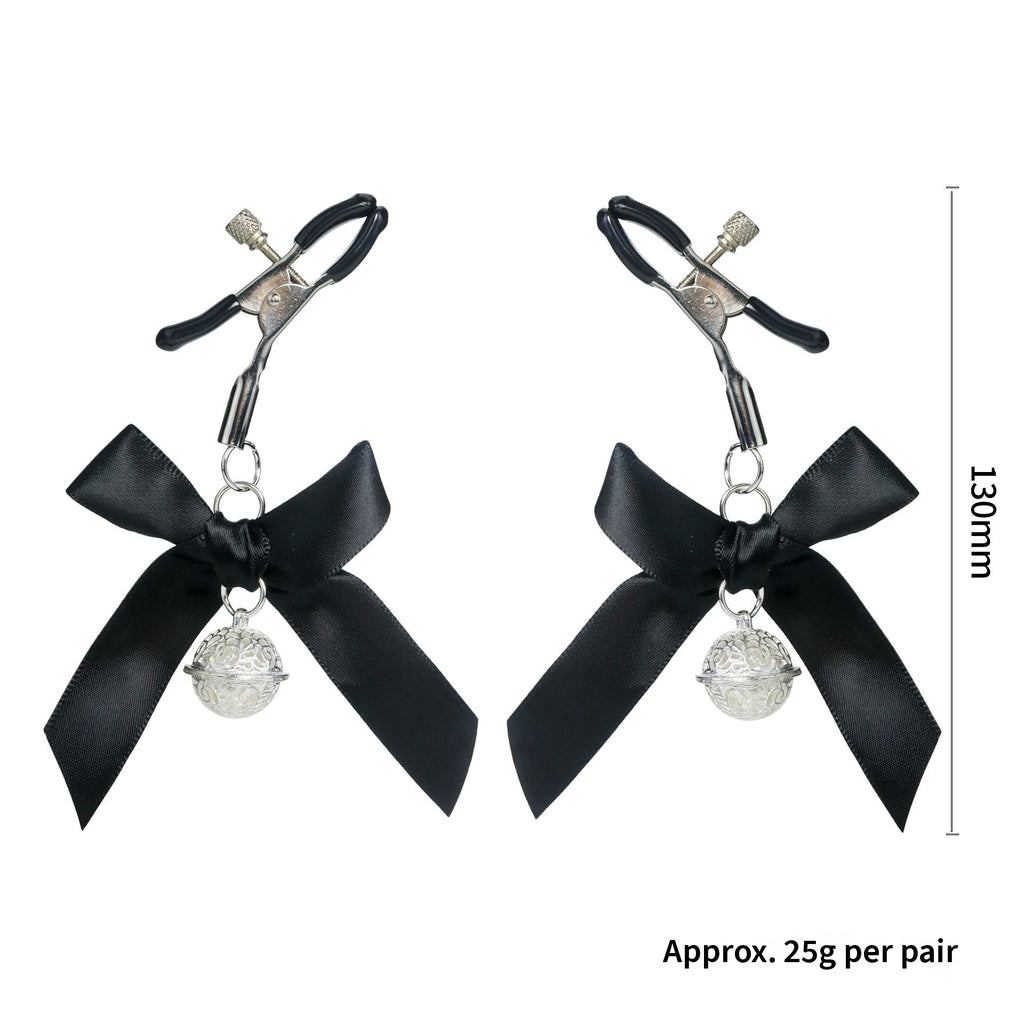 Gothic Cat Ear Bell Choker - Black statement choker product view 4 | Blackyyds