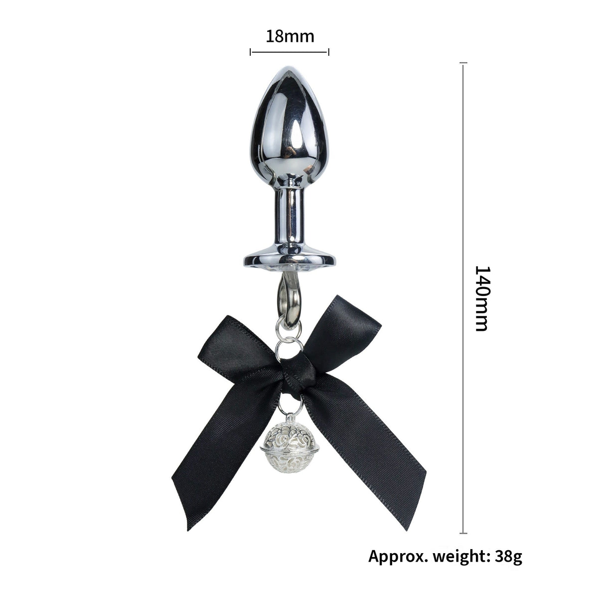 Gothic Cat Ear Bell Choker - Black product view 5 | Blackyyds