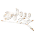 Gothic Choker Bracelet Set - 6-Piece White | Blackyyds