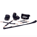 Gothic Choker Bracelet Set - 8-Piece Black-and-Red | Blackyyds