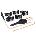 Gothic Choker Bracelet Set - 9-Piece Black | Blackyyds
