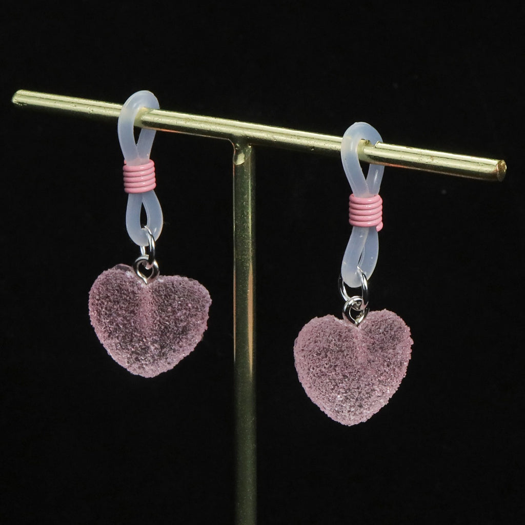 Gothic Heart Pendant - Ombre Elastic Band Style gothic jewelry product view 2 | Blackyyds