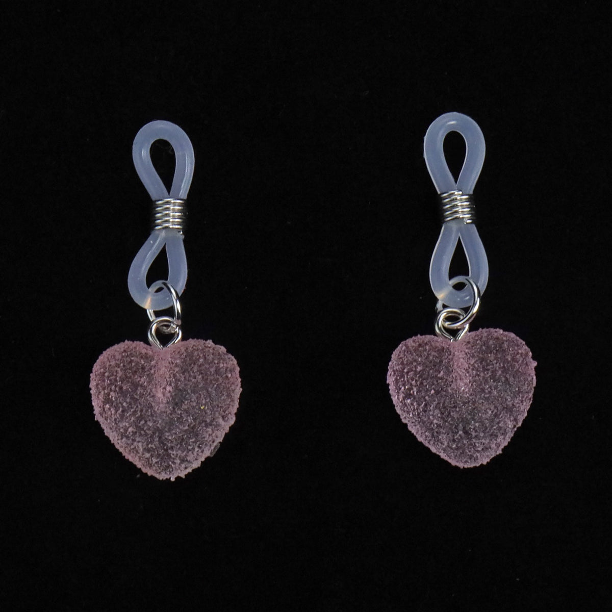 Gothic Heart Pendant - Ombre Elastic Band Style gothic jewelry product view 4 | Blackyyds