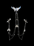 Gothic Mermaid Tail Wing Choker - with Body Chain | Blackyyds