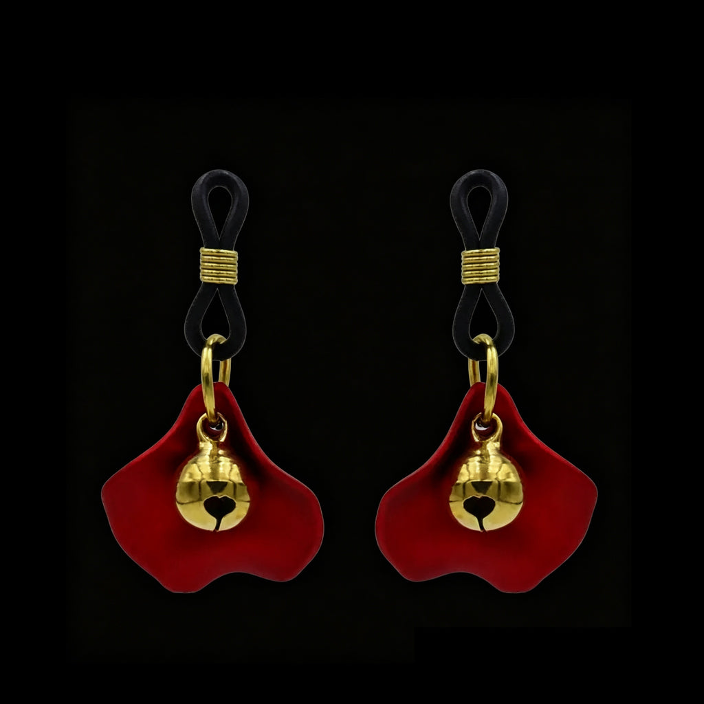 Gothic Petal Bell Pendant - Multi-Color Clip Attachment | Blackyyds