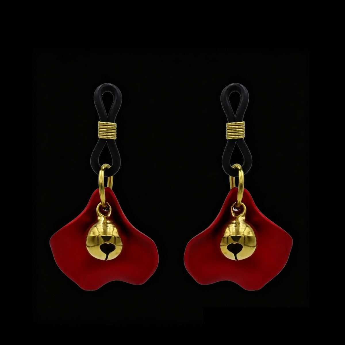 Gothic Petal Bell Pendant - Multi-Color Clip Attachment | Blackyyds