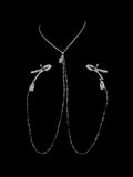 Gothic Rhinestone Choker - with Body Chain | Blackyyds