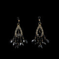 Gothic Silent Pendant - Black-and-Gold - gothic necklace | Blackyyds