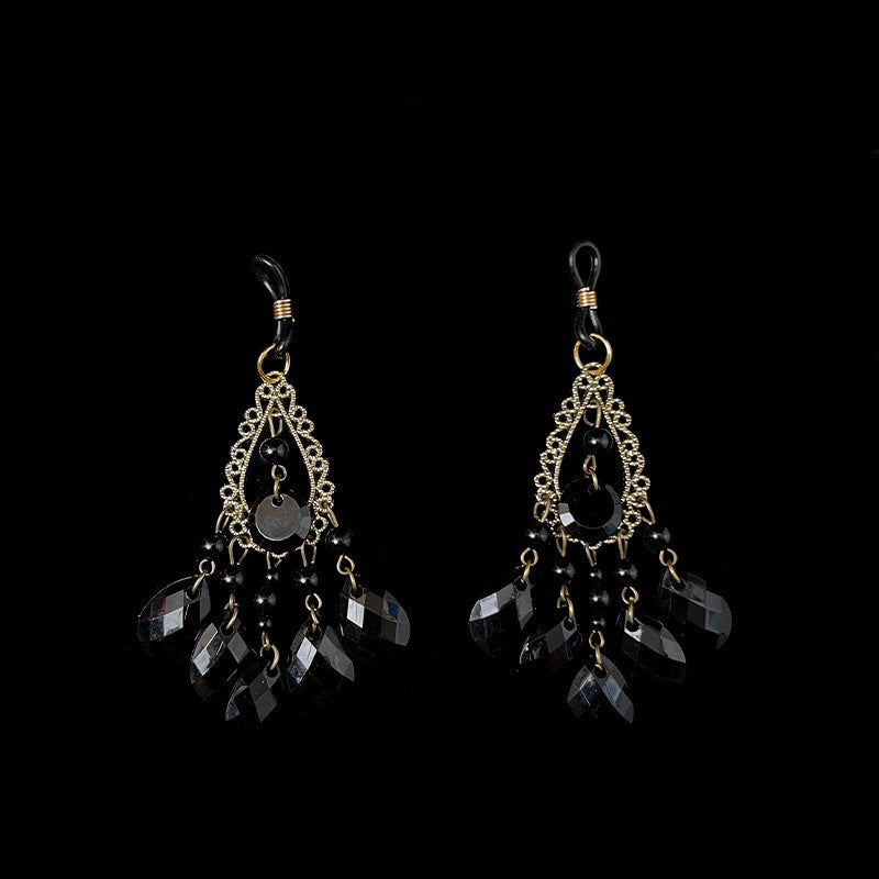Gothic Silent Pendant - Black-and-Gold - gothic necklace | Blackyyds