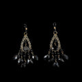 black gold silent pendant front view | Blackyyds